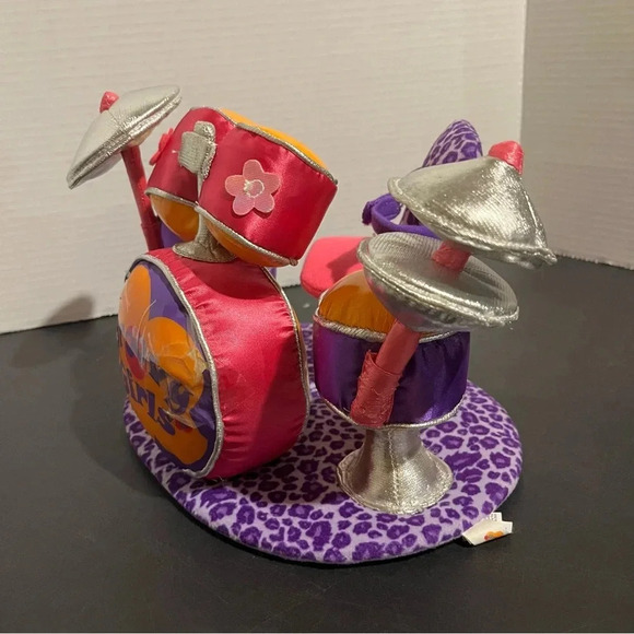 Groovy Girls by Manhattan Toy DRUM SET with Waist strap, plush 2001 - Picture 4 of 11
